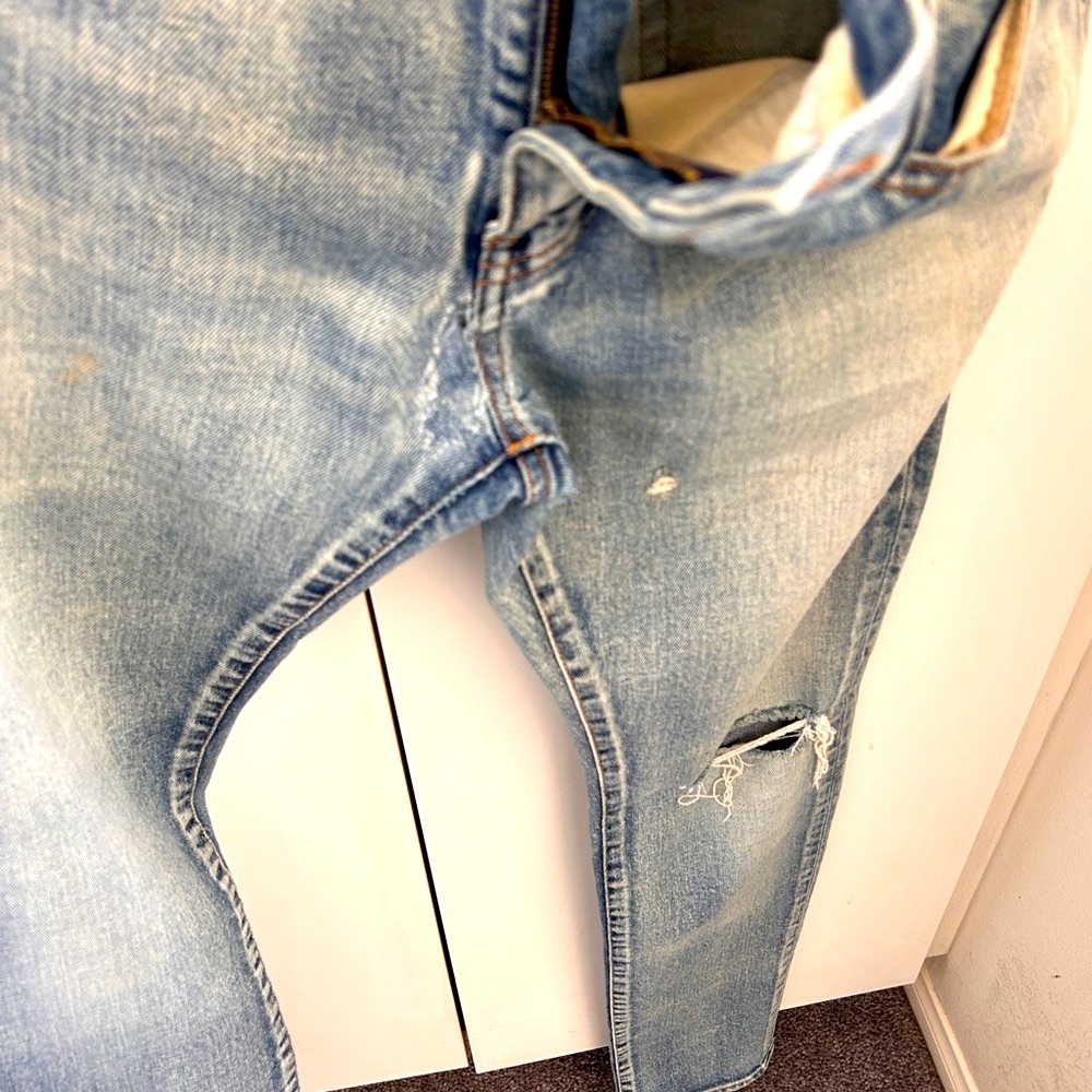 Saint Laurent Santa Monica Light Blue Denim Jeans - Picture 5 of 8
